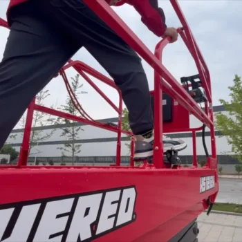 Factory Price! 12m Adjustable Hydraulic Scissor Aerial Work Platform