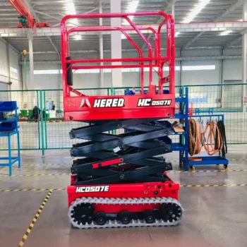 ZGMG 5m Electric Mini Scissor Lift - Portable Hydraulic for Aerial Maintenance, Factory Price