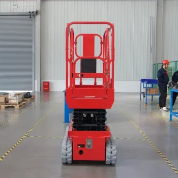 ZGMG Outdoor Tracked Crawler Scissor Lift: Hydraulic Electric, Factory Price!