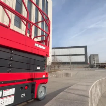 Factory Price! Small Movable Hydraulic Scissor Lift for Window Cleaning